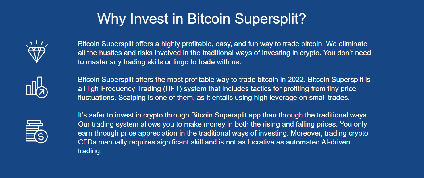 the advantages of Bitcoin Supersplit