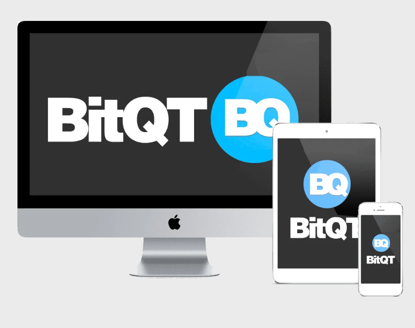 BITQT no iMac, iPad e smartphone