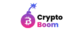 o logotipo oficial do Crypto Boom