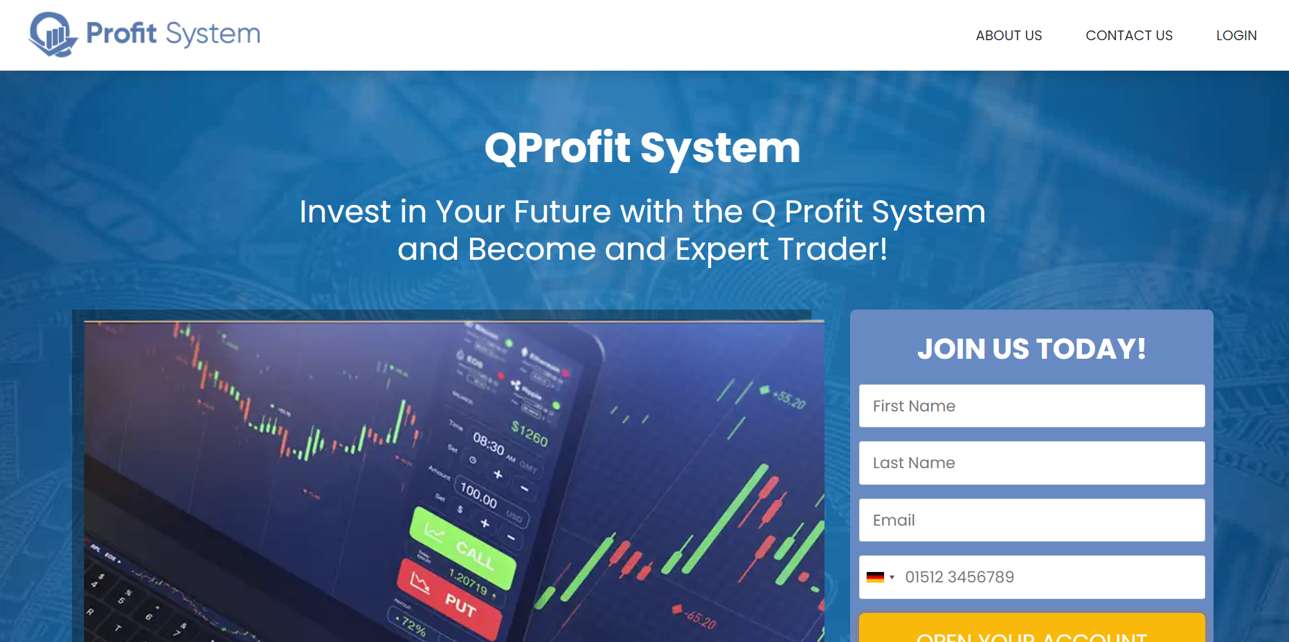 QProfil システムの公式ウェブサイト