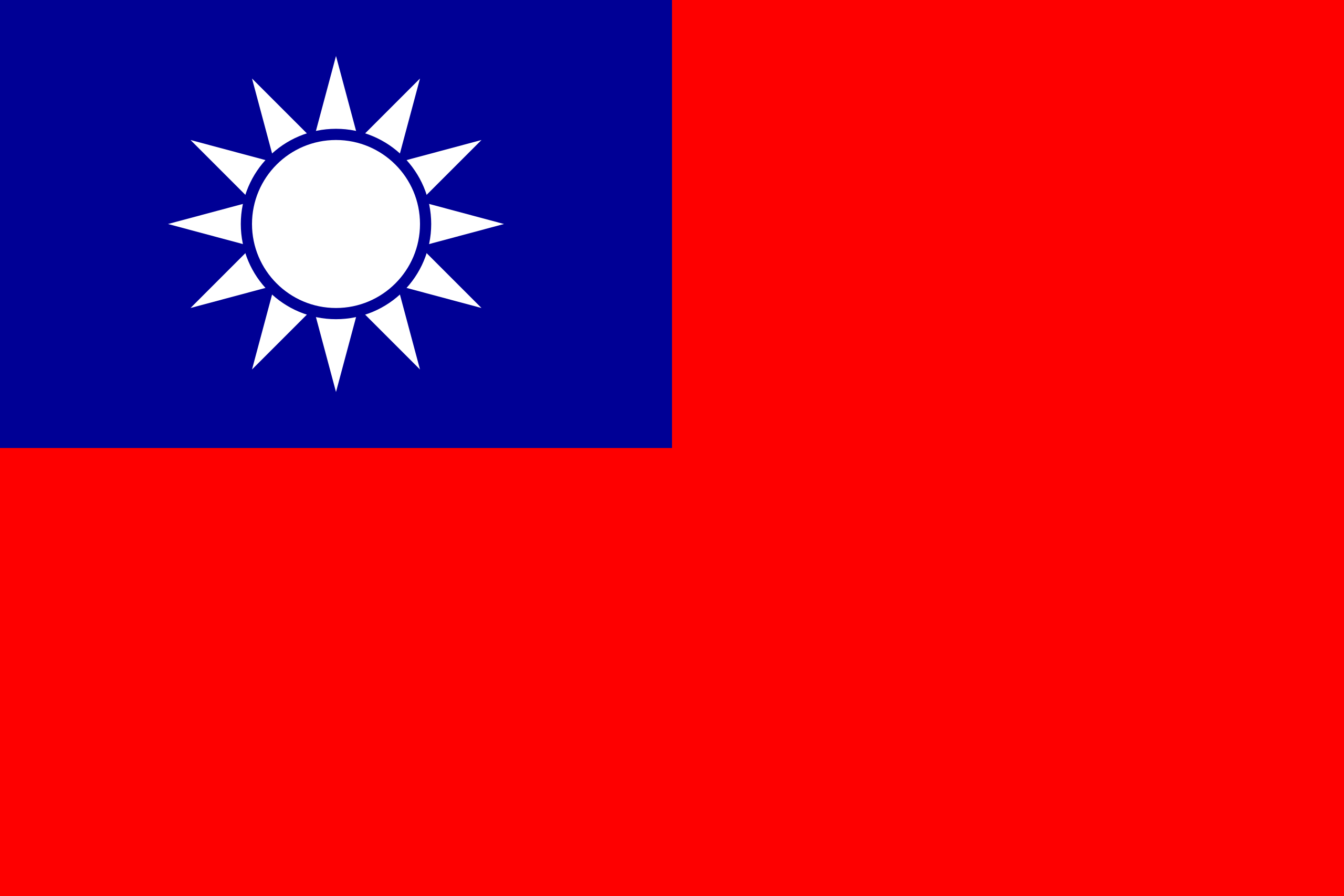 Tajvan zászlaja
