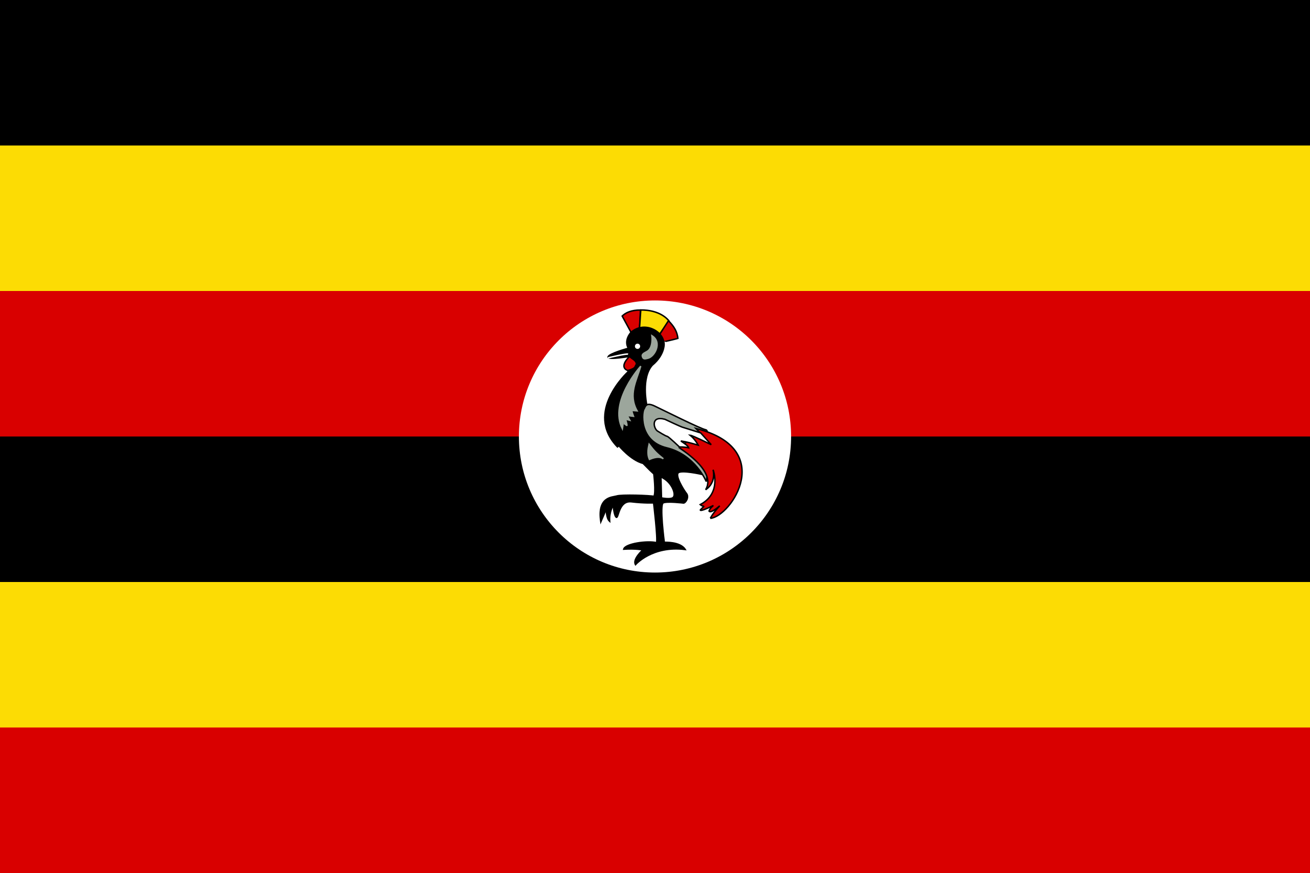 Uganda zászló
