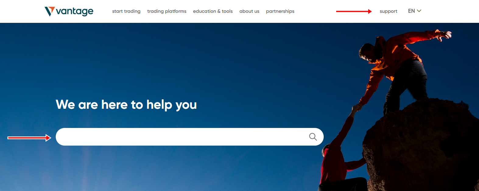 Anda dapat dengan mudah menghubungi dukungan teknis broker online Anda di situs resminya