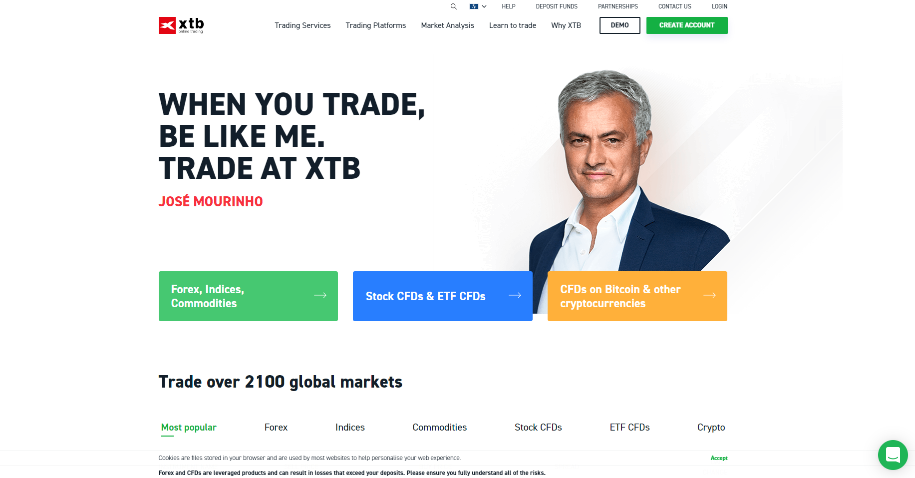 XTB-virallinen verkkosivusto