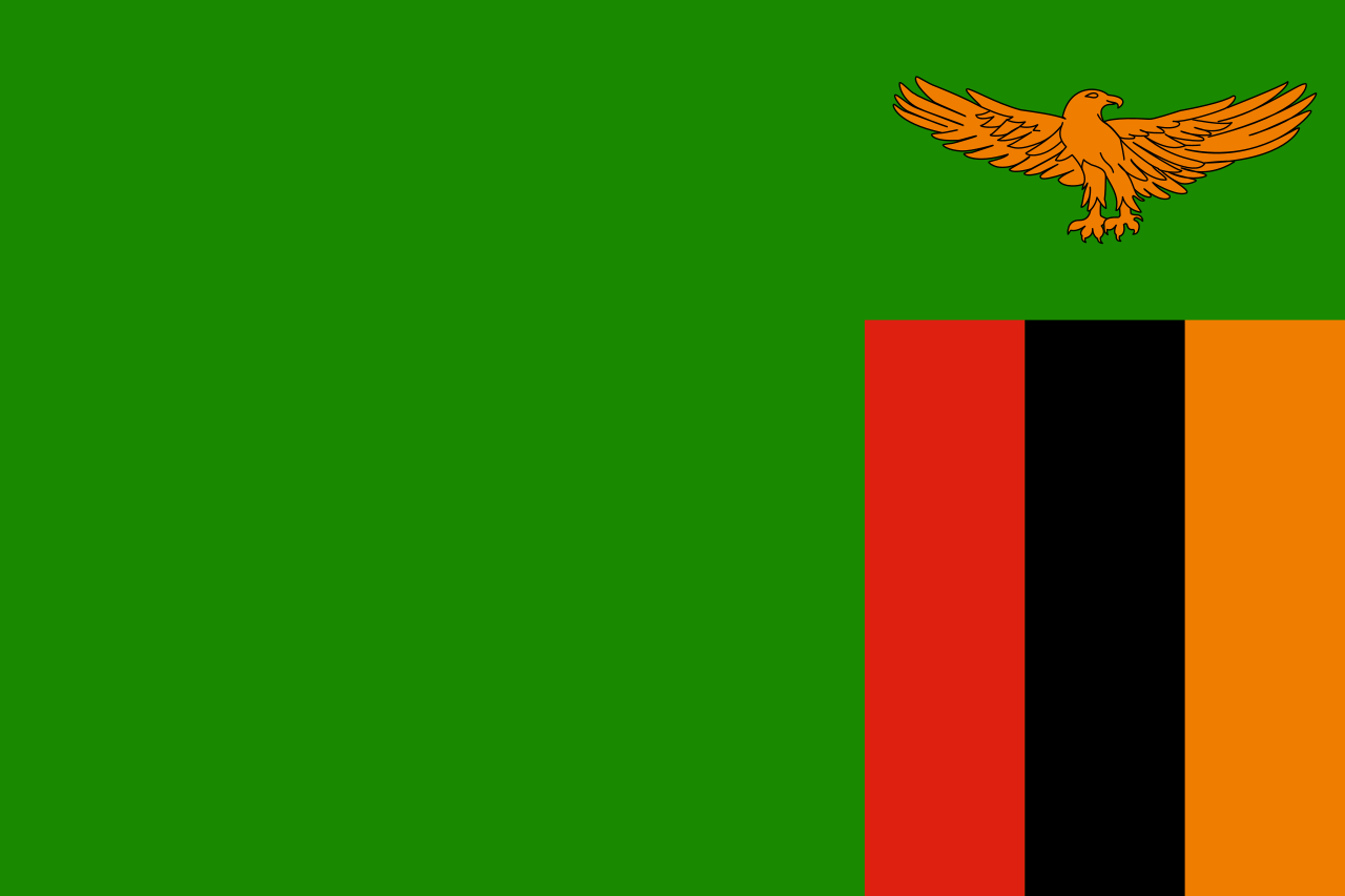 Флаг на Замбия