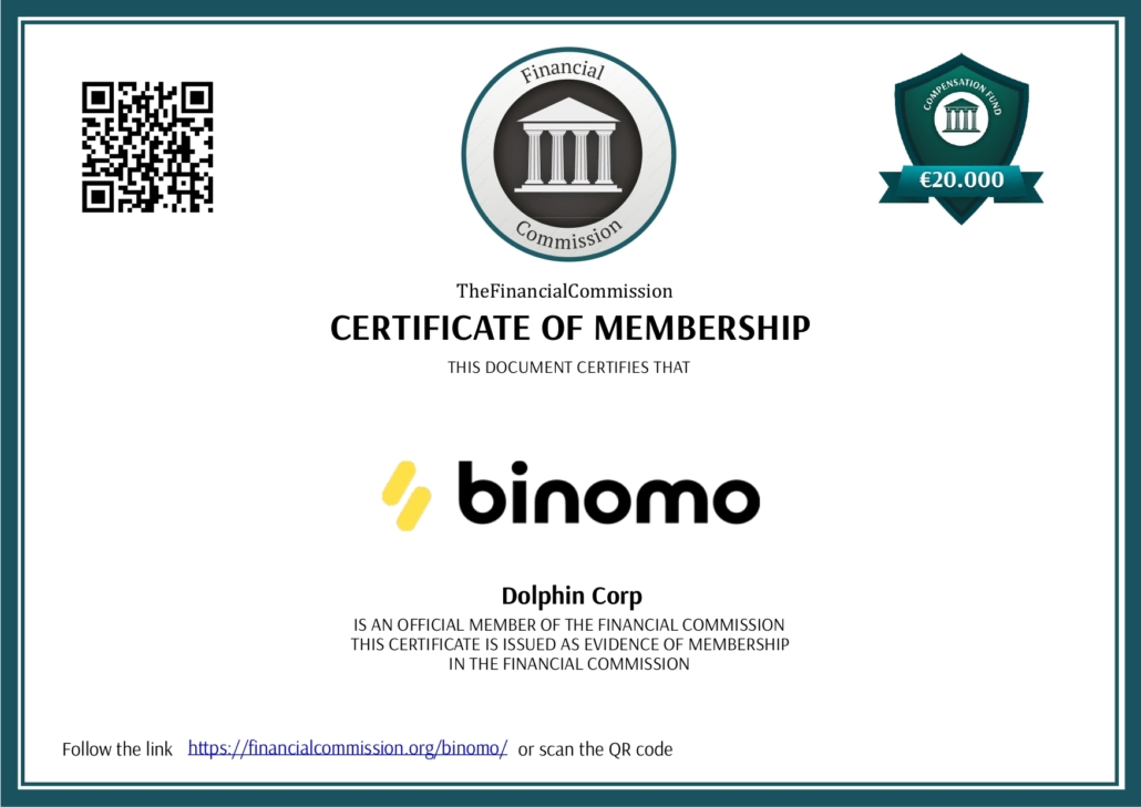binomo sertifikası