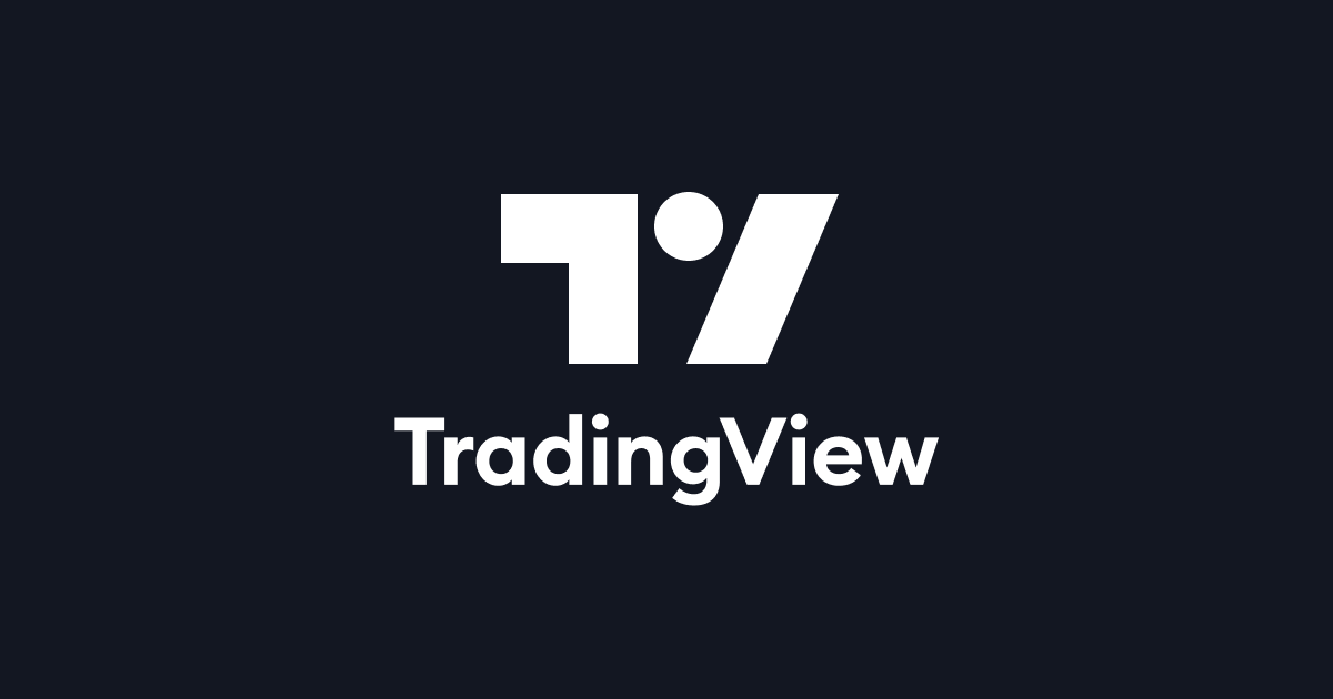 O logotipo oficial do TradingView