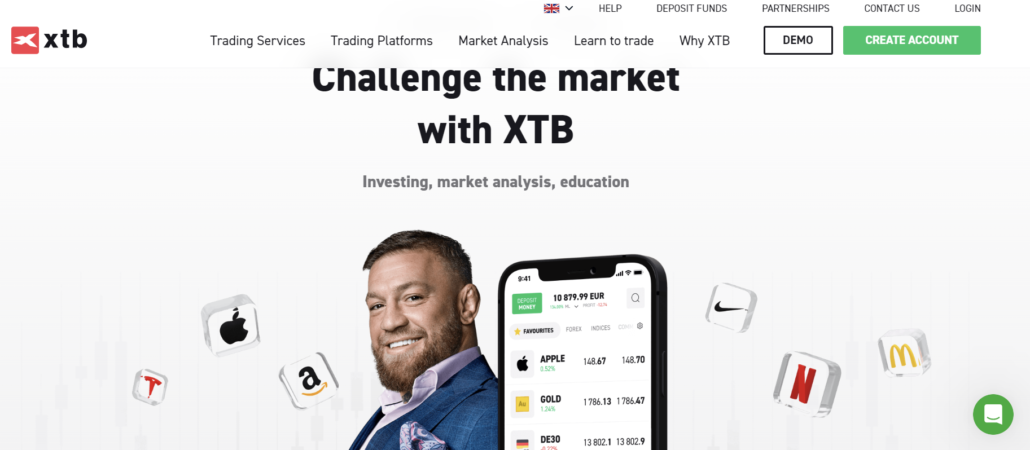 xtb welcome site